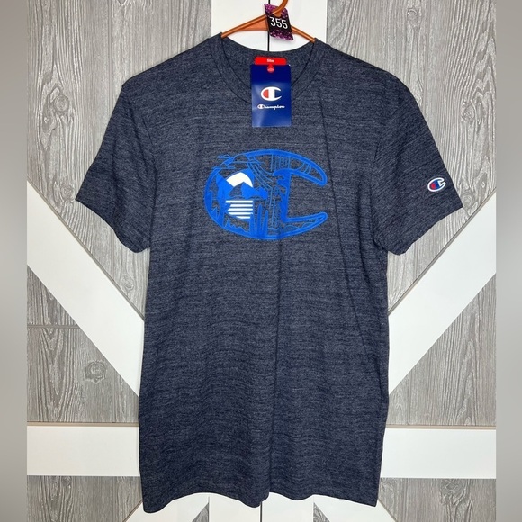355. NWT Men's Champion® Powerblend Graphic Tee Small - Picture 2 of 7